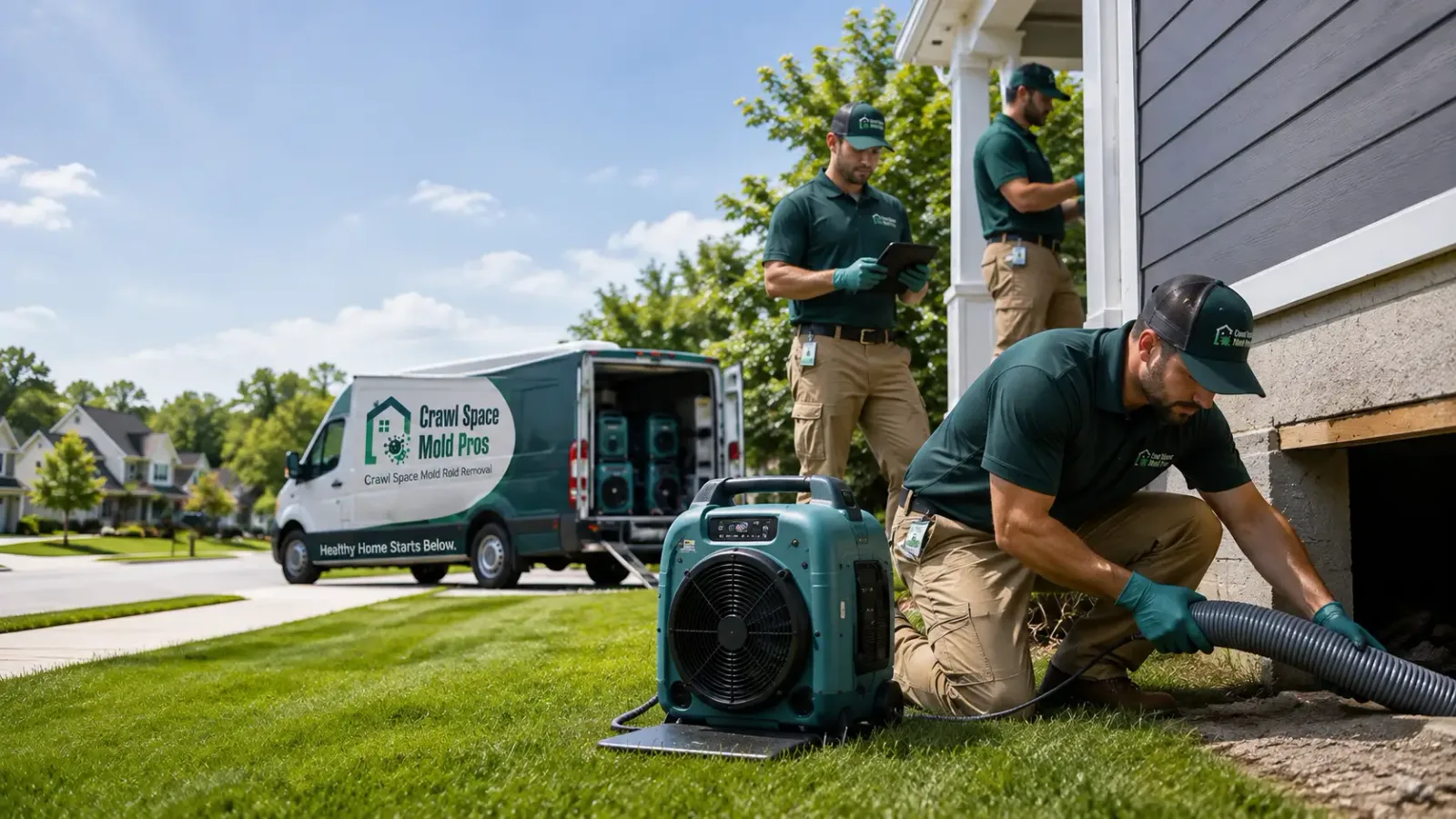 Crawl Space Mold Removal in Industry, PA